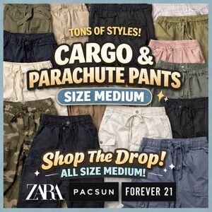 CARGO & PARACHUTE PANTS DROP 🚨 Trending Brands • Tons of Styles • On Sale Now!